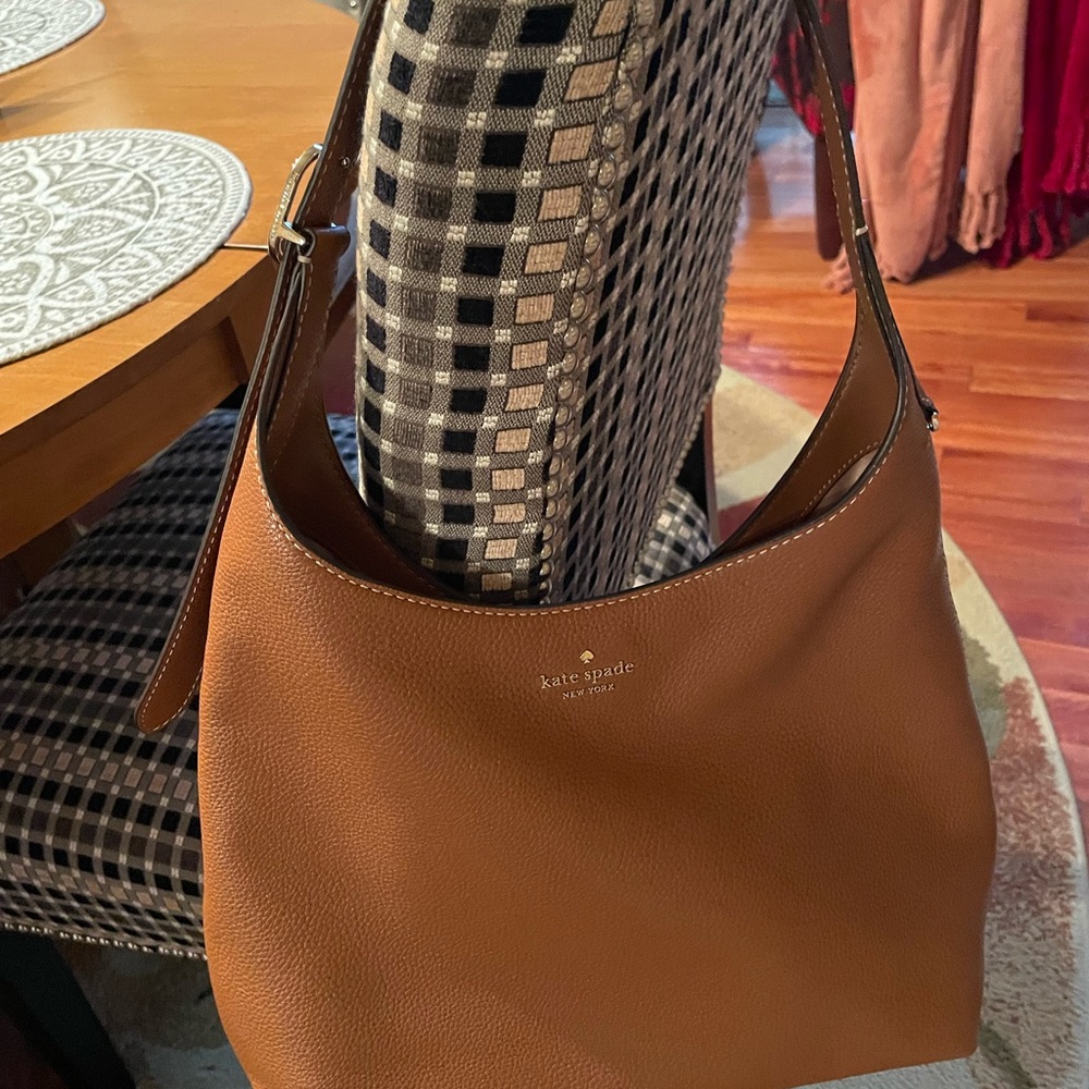 Kate Spade 454 Large Shoulder Bag Warm Gingerbread - Picture 2 of 13